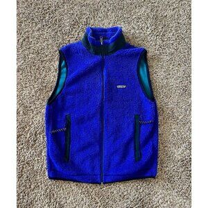Vintage Patagonia Made in USA Retro-X Deep Pile Fleece Vest Size Medium